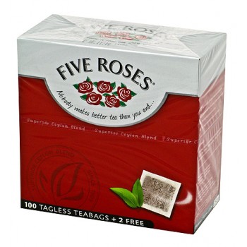 FIVE ROSES TEA BAGS - 100s