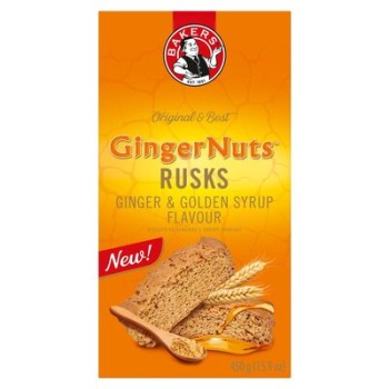 Bakers Ginger Nut Rusks 450g