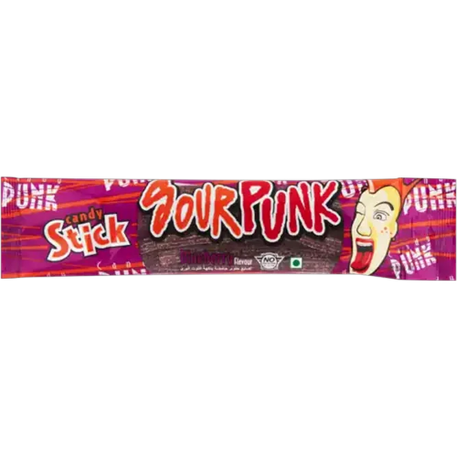Sour Punk Blueberry Flavour Candy Stick 40g