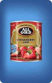 All Gold Strawberry Jam 450g