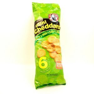 BAKERS MINI CHEDDARS CHEESE & ONION 6PACK