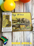 Big 5 Place mats (6 placemats + 6 coasters)