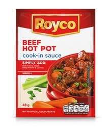 ROYCO COOK IN SAUCES BEEF HOT POT 57G