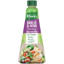 KNORR SALAD DRESSING - Garlic and Herb 340ml