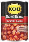 Koo Baked Beans in Chilli sauce 410g