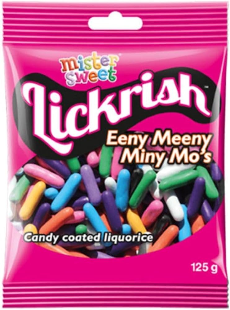 Mister Sweet Lickerish Candy Coated 125g