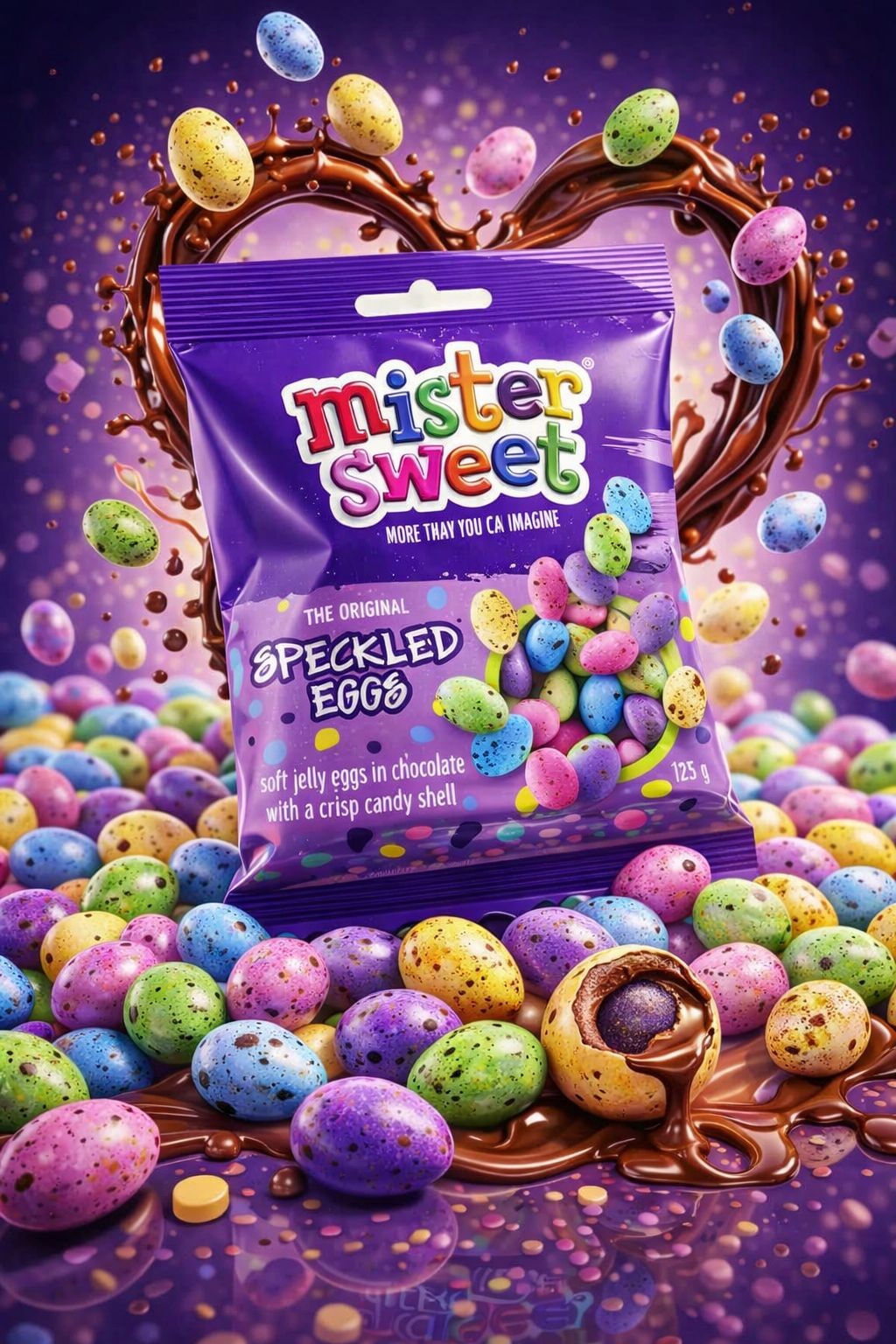 Mister Sweet Speckled Eggs 125g