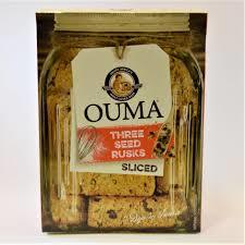 OUMAS RUSKS 3 seed sliced 450g