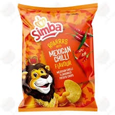 Simba Mexican Chilli Chips 125g ( Buy 1 Get 1 Free )