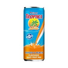 Tropika cans 300ml - Mango and Peach ( 6 pack )